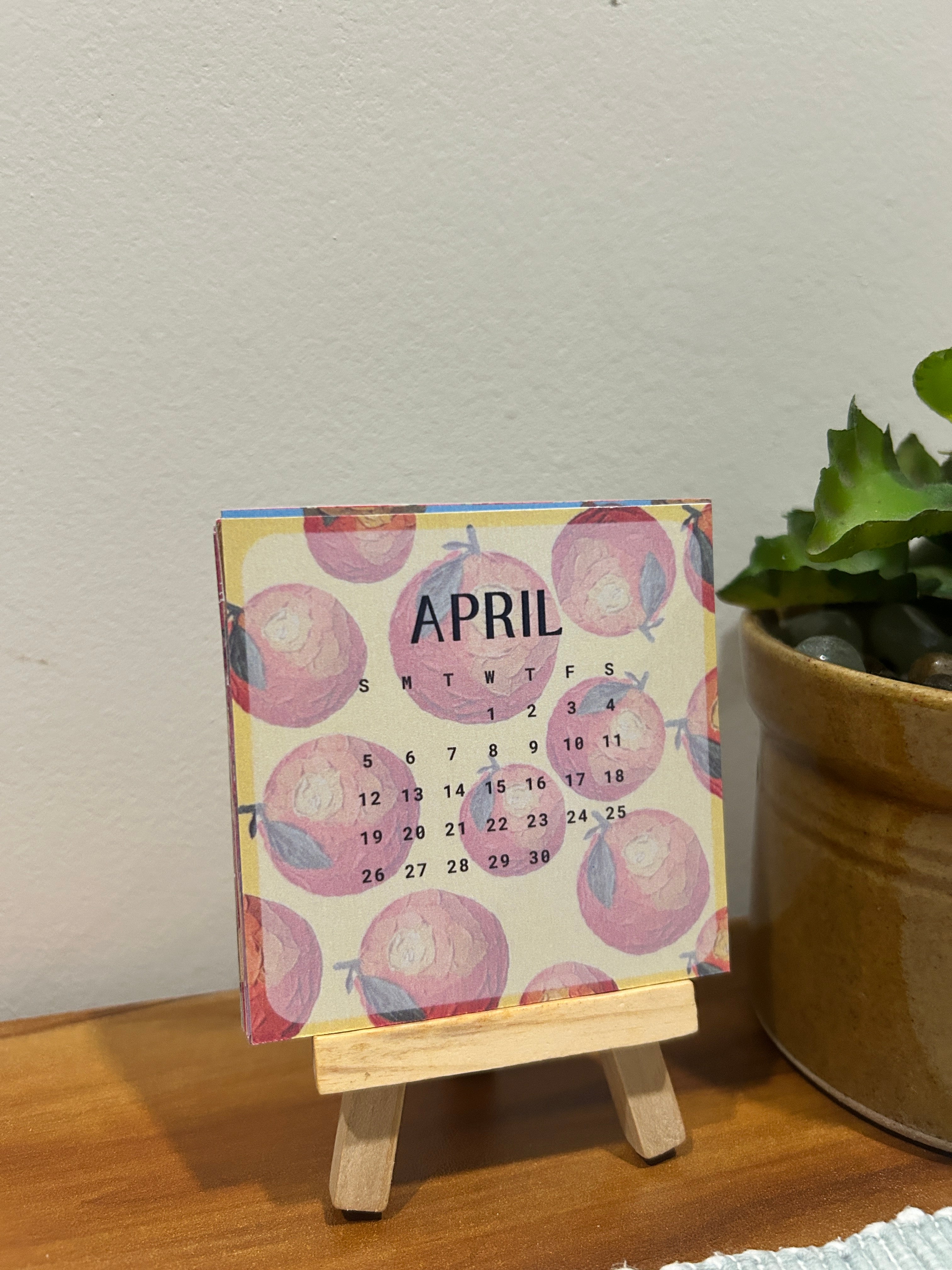 Mini Desk Calendar