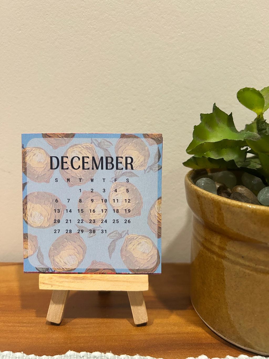 Mini Desk Calendar