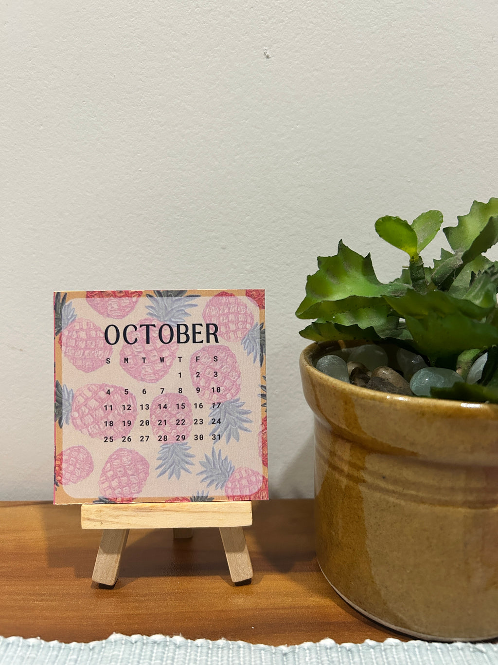 Mini Desk Calendar