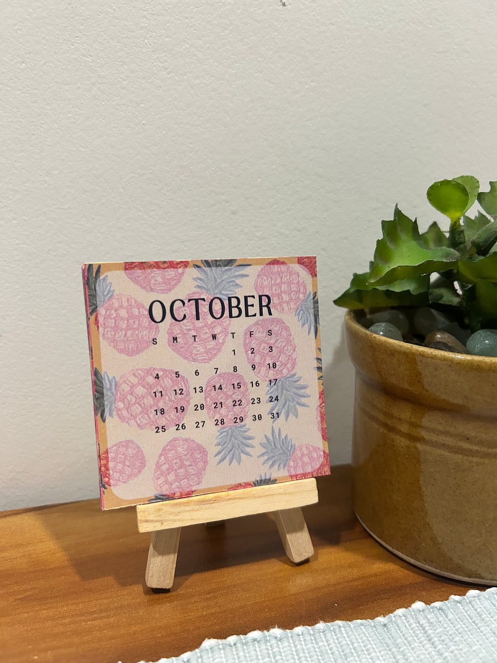 Mini Desk Calendar