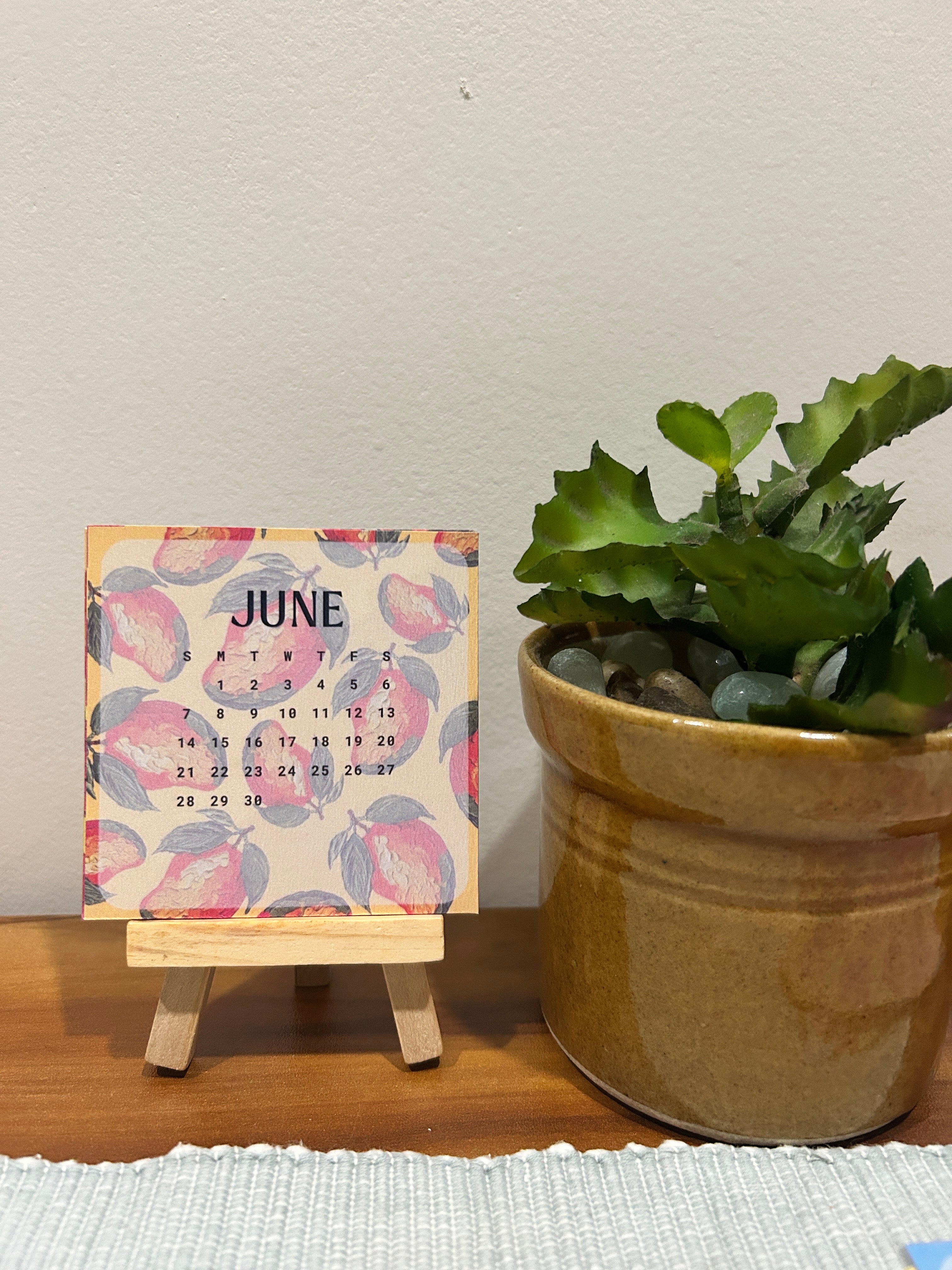 Mini Desk Calendar